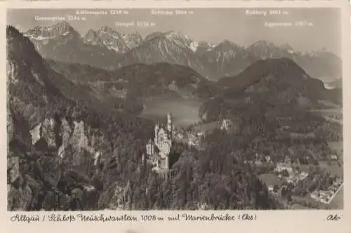 Schwangau Neuschwanstein - mit Marienbrücke