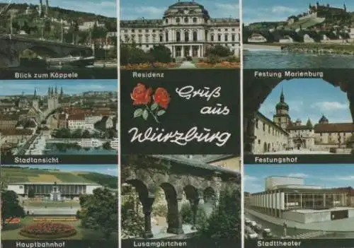 Gruß aus Würzburg - 1973