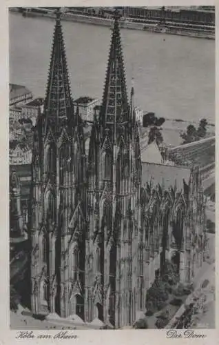 Köln am Rhein - Der Dom - ca. 1955