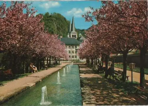 Berchtesgaden - Kurgarten mit Stiftskirche - 1981