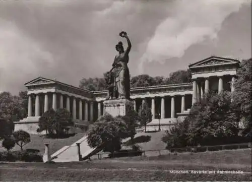 München - Bavaria mit Ruhmeshalle - ca. 1965