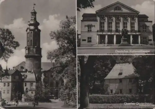 Weimar - u.a. Schloß mit Bastille - 1960