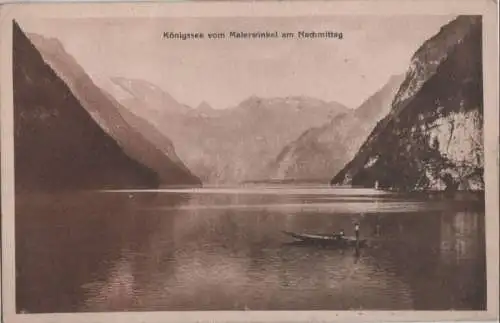 Königssee - vom Malerwinkel am Nachmittag - ca. 1935