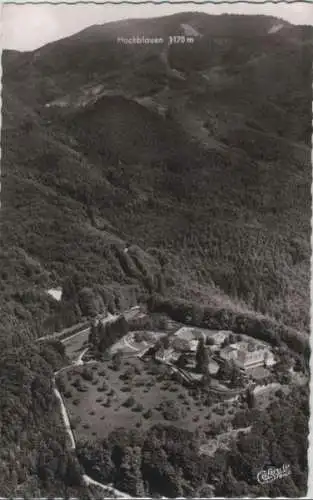 Schliengen, Schloss Bürgeln - mit dem Hochblauen - 1961