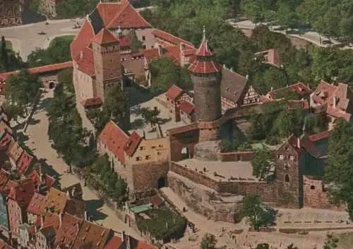 Nürnberg - Blick zur Burg - ca. 1975