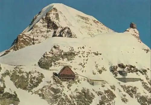 Schweiz - Jungfraujoch - Schweiz - Berghaus und Observatorium