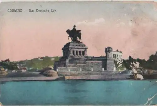 Coblenz - Koblenz - das Deutsche Eck - ca. 1925