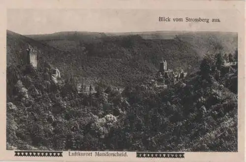 Manderscheid - Blick vom Strossberg - ca. 1955