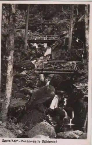 Bühlertal - Gertelbach-Wasserfälle - 1954