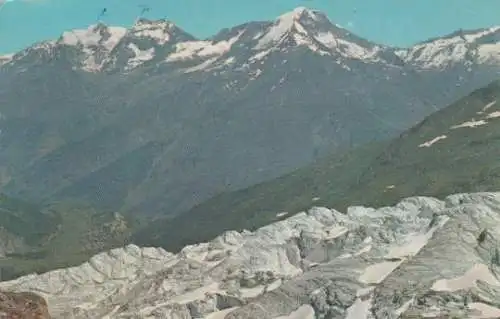 Schweiz - Schweiz - Saas-Fee - Blick auf Feegletscher - 1968