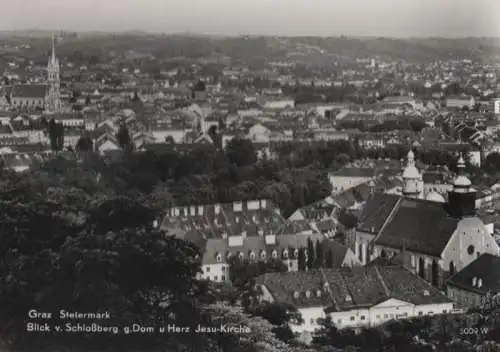 Österreich - Österreich - Graz - Blick vom Schloßberg - 1966