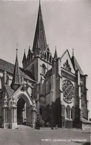 Schweiz - Schweiz - Lausanne - La Cathedrale - ca. 1955