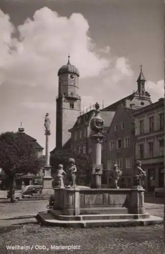 Weilheim - Marienplatz - 1960