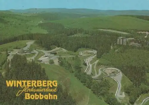 Winterberg Bobbahn - Luftbild - ca. 1985