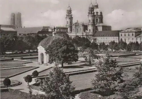 München, Hofgarten u. Theatinerkirche - ca. 1965