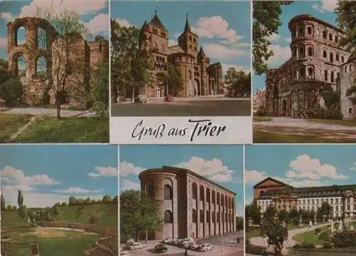 Trier - u.a. Kaiserthermen - ca. 1975