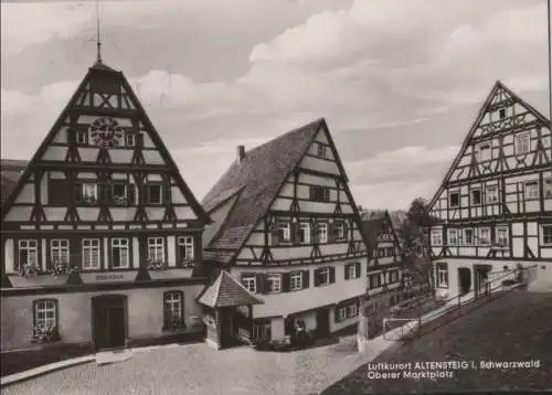 Altensteig - Oberer Marktplatz - 1972