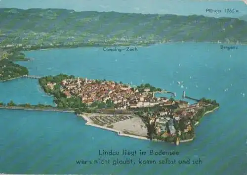 Lindau Bodensee Luftbild - 1979