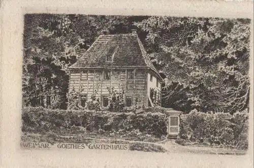 Weimar - Goethes Gartenhaus