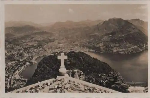 Schweiz - Schweiz - Lugano - Vista das S Salvatore - ca. 1950