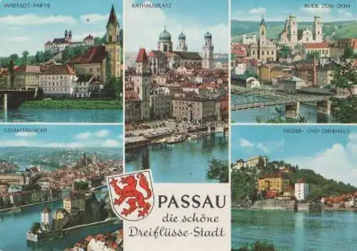 Passau u.a. Nieder- u. Oberhaus - ca. 1975