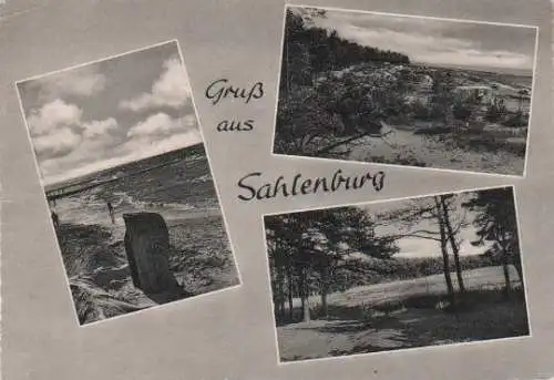 Cuxhaven - Gruß aus Sahlenburg - 1958