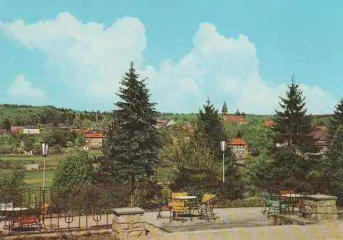 Friedrichsbrunn - Blick von der Terrasse des Sanatoriums Ernst Thälmann - 1974