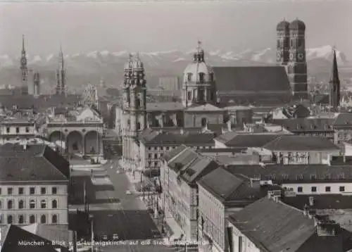 München von Ludwigskirche - ca. 1965