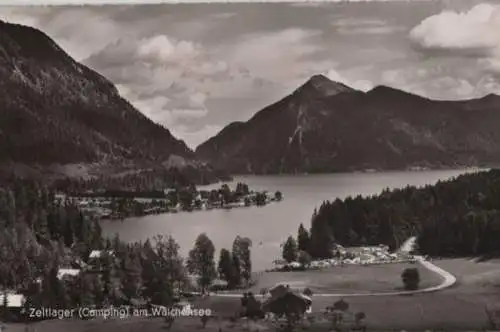 Walchensee - Zeltlager, Camping - ca. 1955