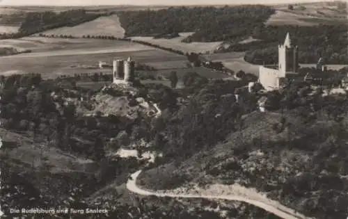 Bad Kösen - Rudelsburg und Burg Saaleck - 1957