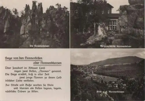 Jonsdorf - u.a. Nonnenfelsen - 1968