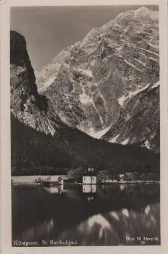 Königssee - St. Bartolomä - ca. 1955