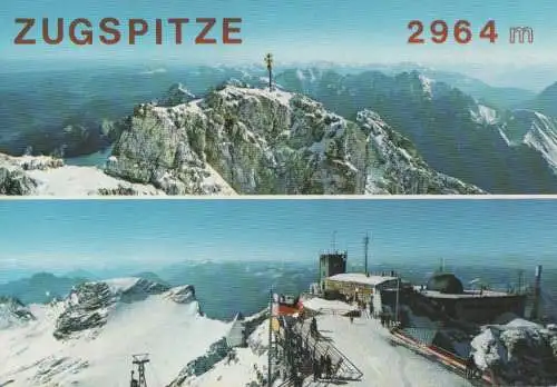 Zugspitze - Ostgipfel und Münchnerhaus - ca. 1980