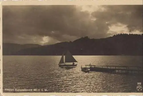 Titisee - Segelboot