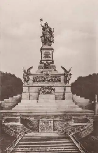 Rüdesheim - Nationaldenkmal auf Niederwald - ca. 1955