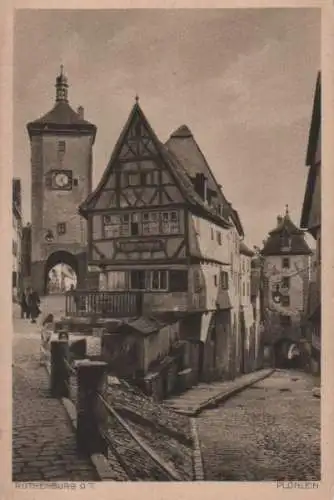 Rothenburg - Plönlein - ca. 1950