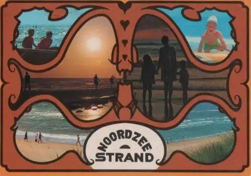 Niederlande - Niederlande - Noordzee - Strand - ca. 1980