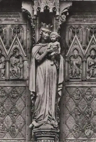 Frankreich - Frankreich - Strasbourg - Cathedrale, Portail Central - ca. 1955