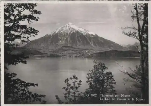 Schweiz - Schweiz - Thunersee - mit Niesen - ca. 1955