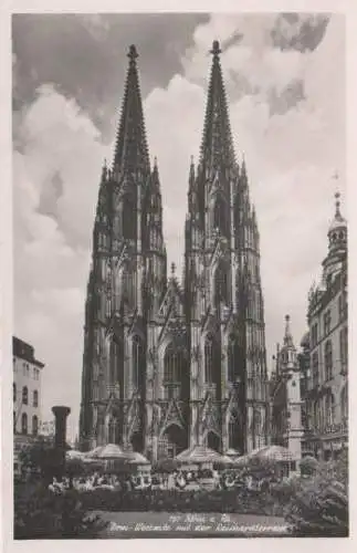 Köln - mit der Reichardterrasse - ca. 1960