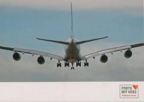 Airbus A380 in der Luft