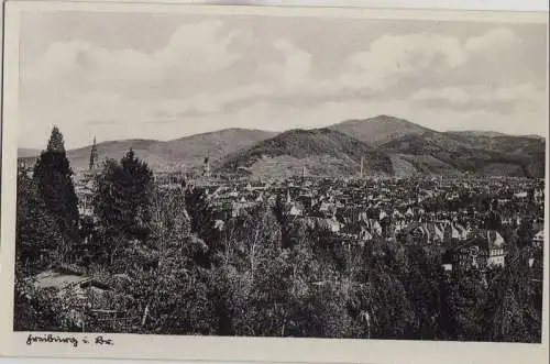 Freiburg - Panorama - ca. 1950