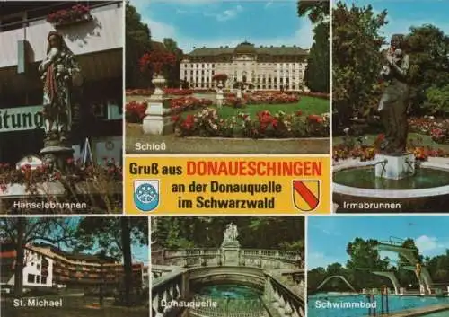 Donaueschingen - u.a. Donauquelle - ca. 1980