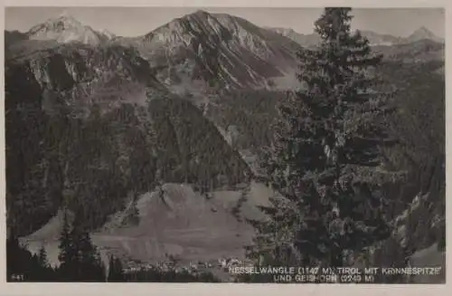 Österreich - Österreich - Nesselwängle - mit Krinnespitze - ca. 1950