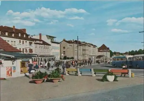 Siegburg - Wilhelmstraße mit Bus-Bahnhof