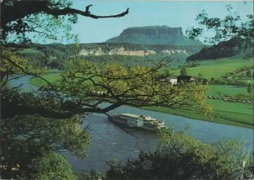 Sächsische Schweiz - Blick zum Lilienstein - 1978