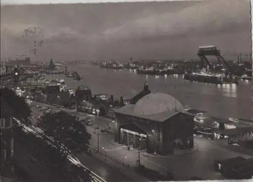 Hamburg - Elbtunnel und Landungsbrücken - 1957