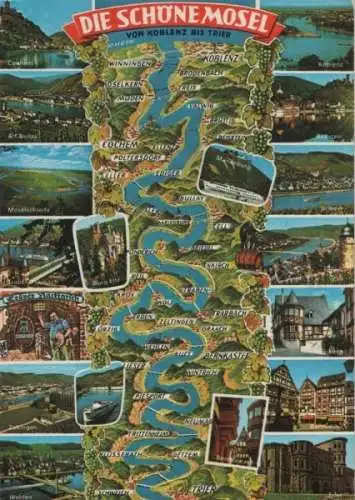 Mosel - u.a. Bernkastel - 1989