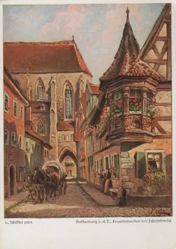 Rothenburg - Feuerleinserker - ca. 1965