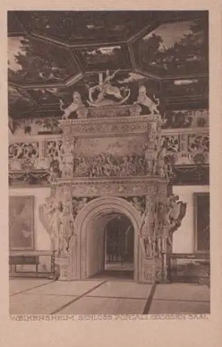 Weikersheim - Schloss Portal - Großer Saal - ca. 1935